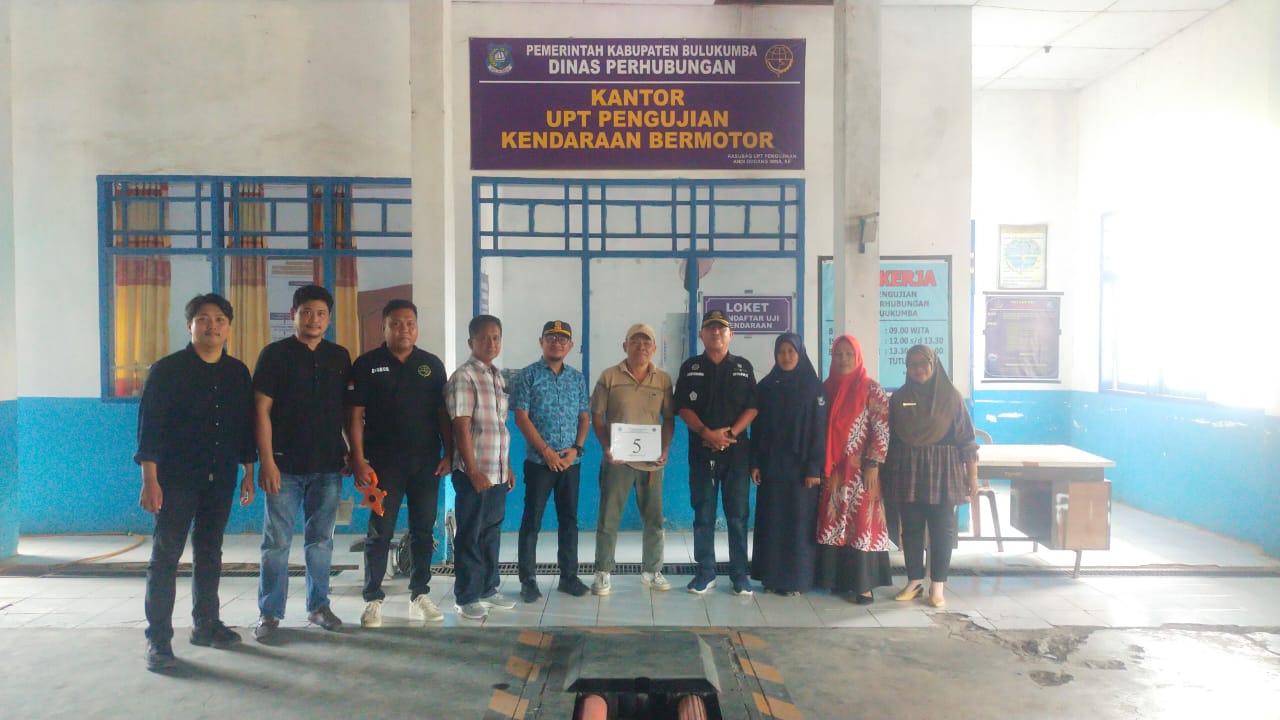 Dishub Bulukumba Resmi Buka Uji Kendaraan Bermotor Berbasis Full Cycle