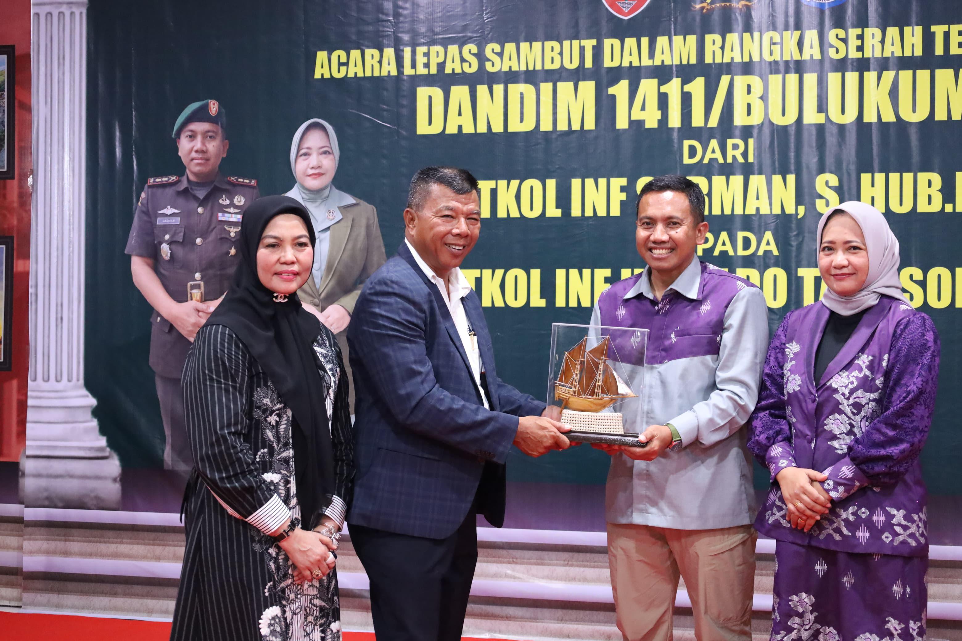 Lepas Sambut Dandim 1411 Bulukumba, Ini Jejak Pengabdian Letkol Sarman